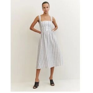 Reformation Tagliatelle Linen Dress